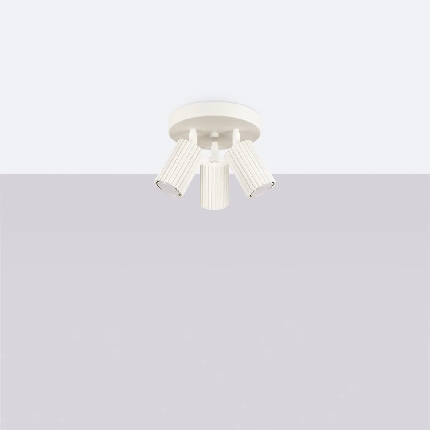 Luminaire Plafonnier Minimaliste - Karbon 3P (Beige)