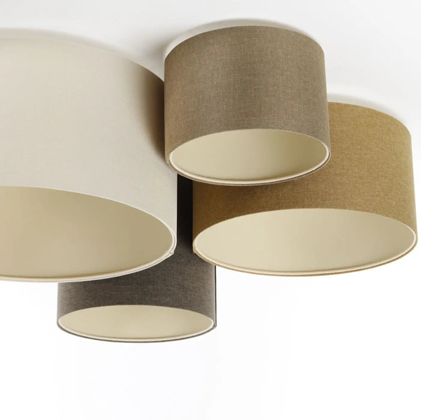 Luminaire Plafonnier Boheme - 4Flames Boho Elegant (Crème/Beige/Caramel/Graphite/Ecru)