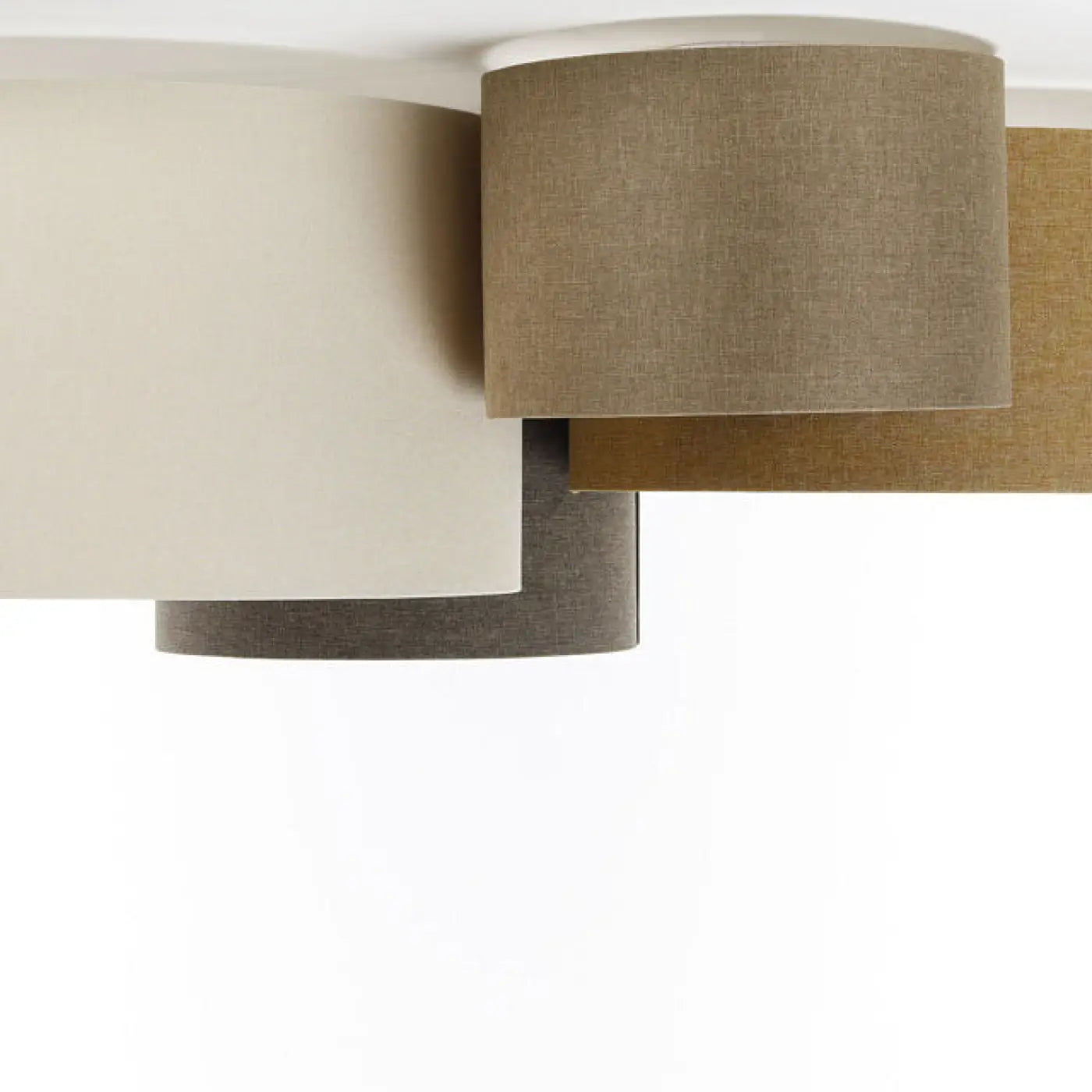 Luminaire Plafonnier Boheme - 4Flames Boho Elegant (Crème/Beige/Caramel/Graphite/Ecru)