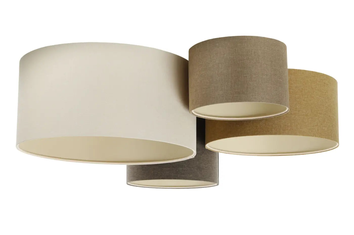 Luminaire Plafonnier Boheme - 4Flames Boho Elegant (Crème/Beige/Caramel/Graphite/Ecru)