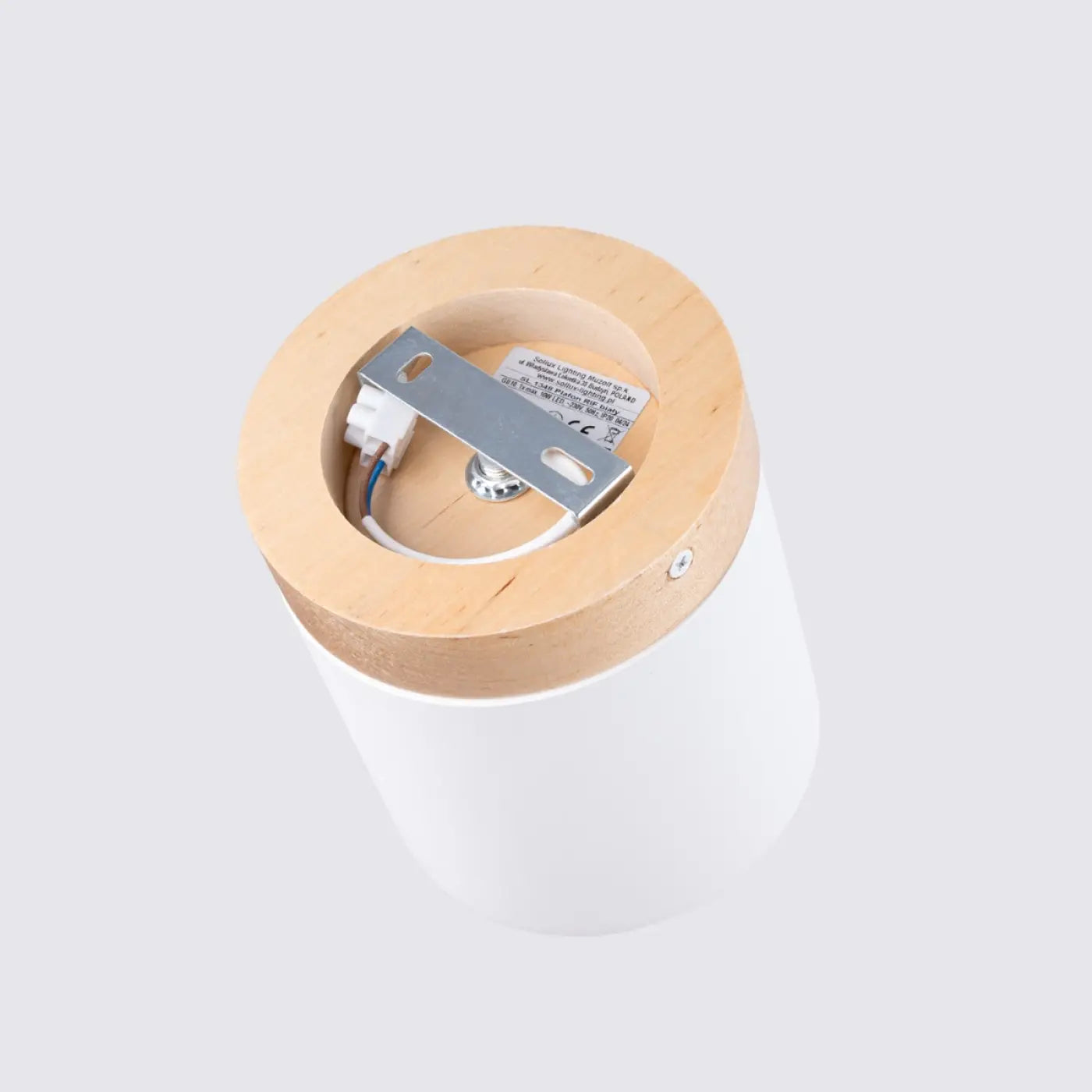 Luminaire Plafonnier Design en Bois - Rif (Blanc)