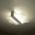 Luminaire Plafonnier Design en Bois - Feniks 2 (Blanc)