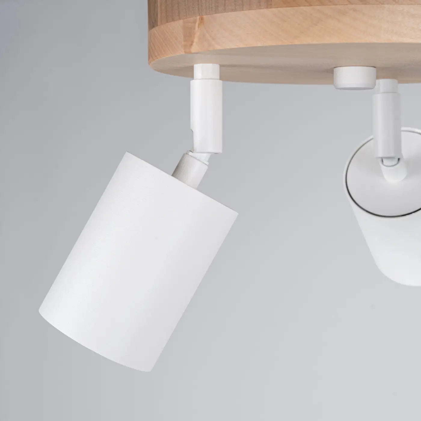 Luminaire Plafonnier Design en Bois - Verdo 3P (Blanc)