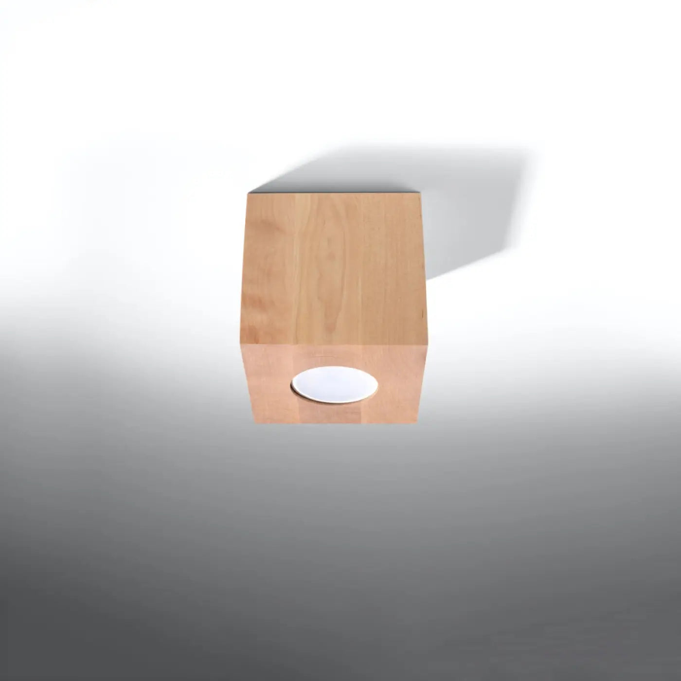 Luminaire Plafonnier Design en Bois - Quad 1 (Bois Naturel)