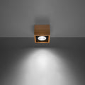 Luminaire Plafonnier Design en Bois - Quatro 1 (Bois Naturel)