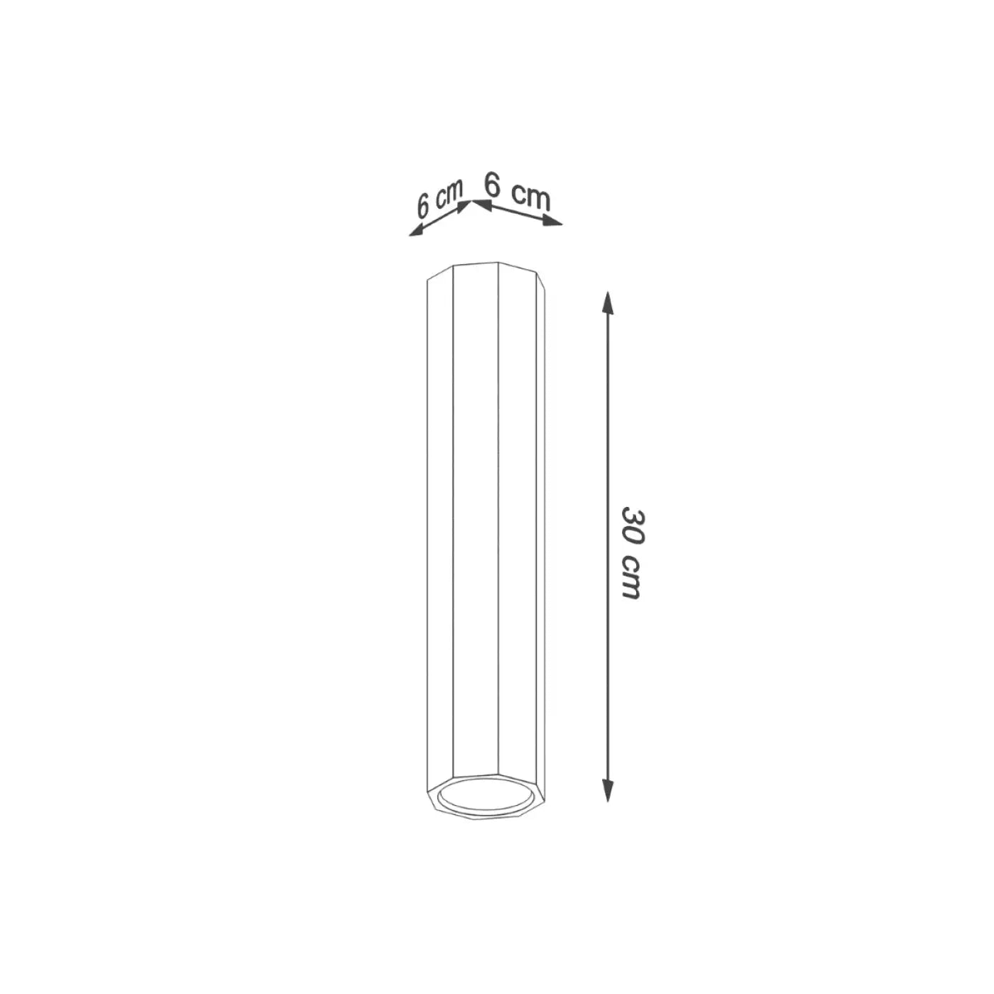 Luminaire Plafonnier Design en Bois - Zeke 30 (Chêne)