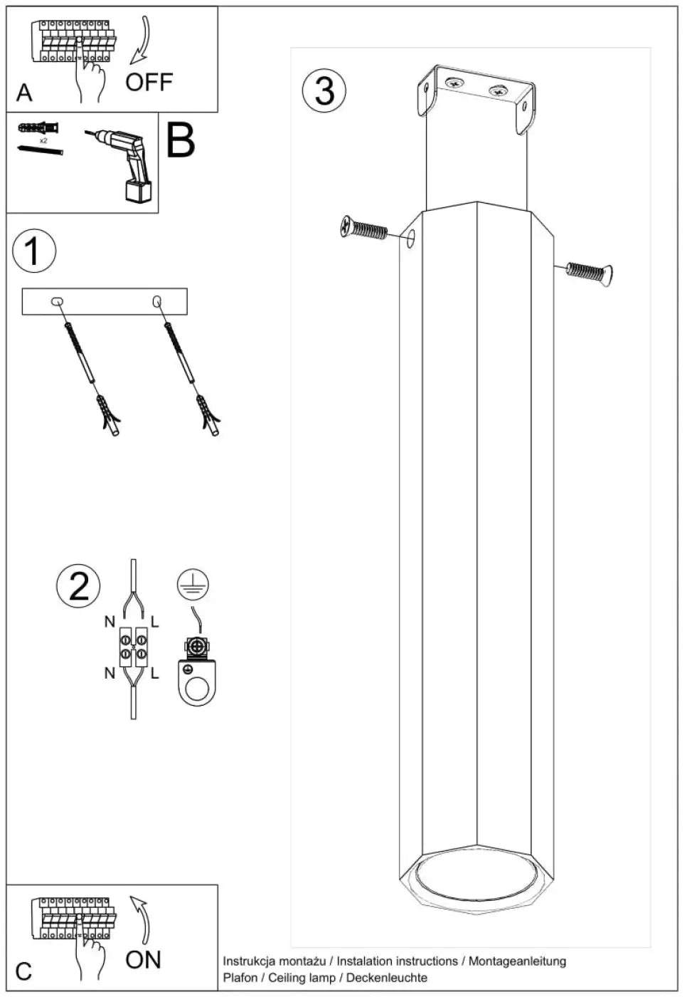 Luminaire Plafonnier Design en Bois - Zeke 30 (Chêne)