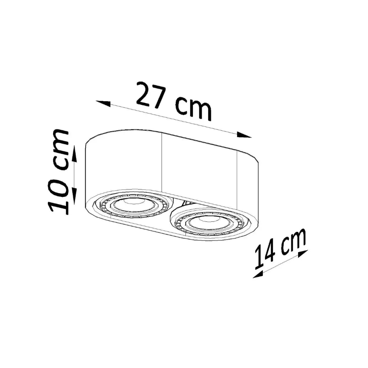 Luminaire Plafonnier Design en Bois - Basic 2 (Bois Naturel)