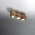 Luminaire Plafonnier en Bois - Woody 3 (Bois Naturel)