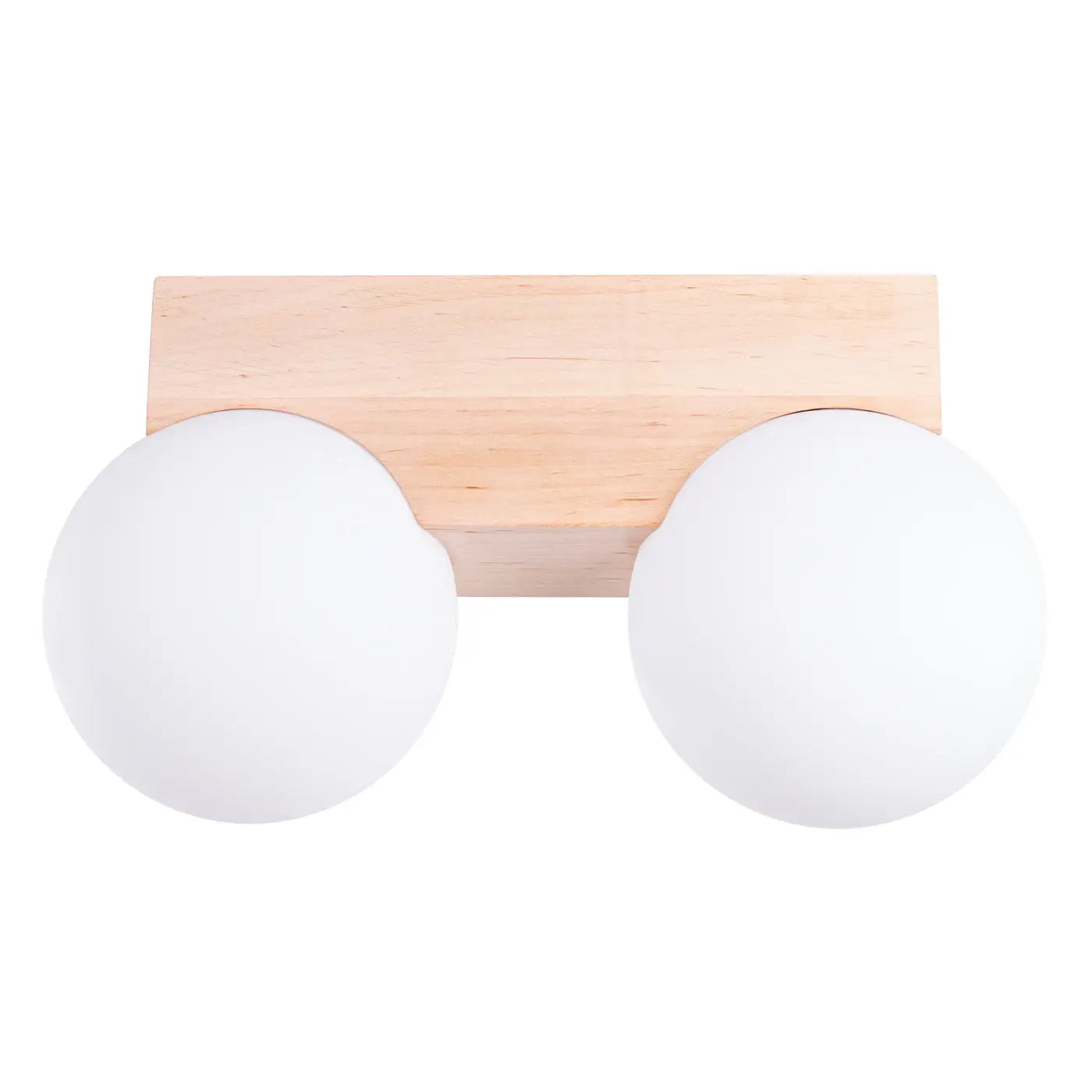 Luminaire Plafonnier en Bois - Bulbo 2 (Bois Naturel)