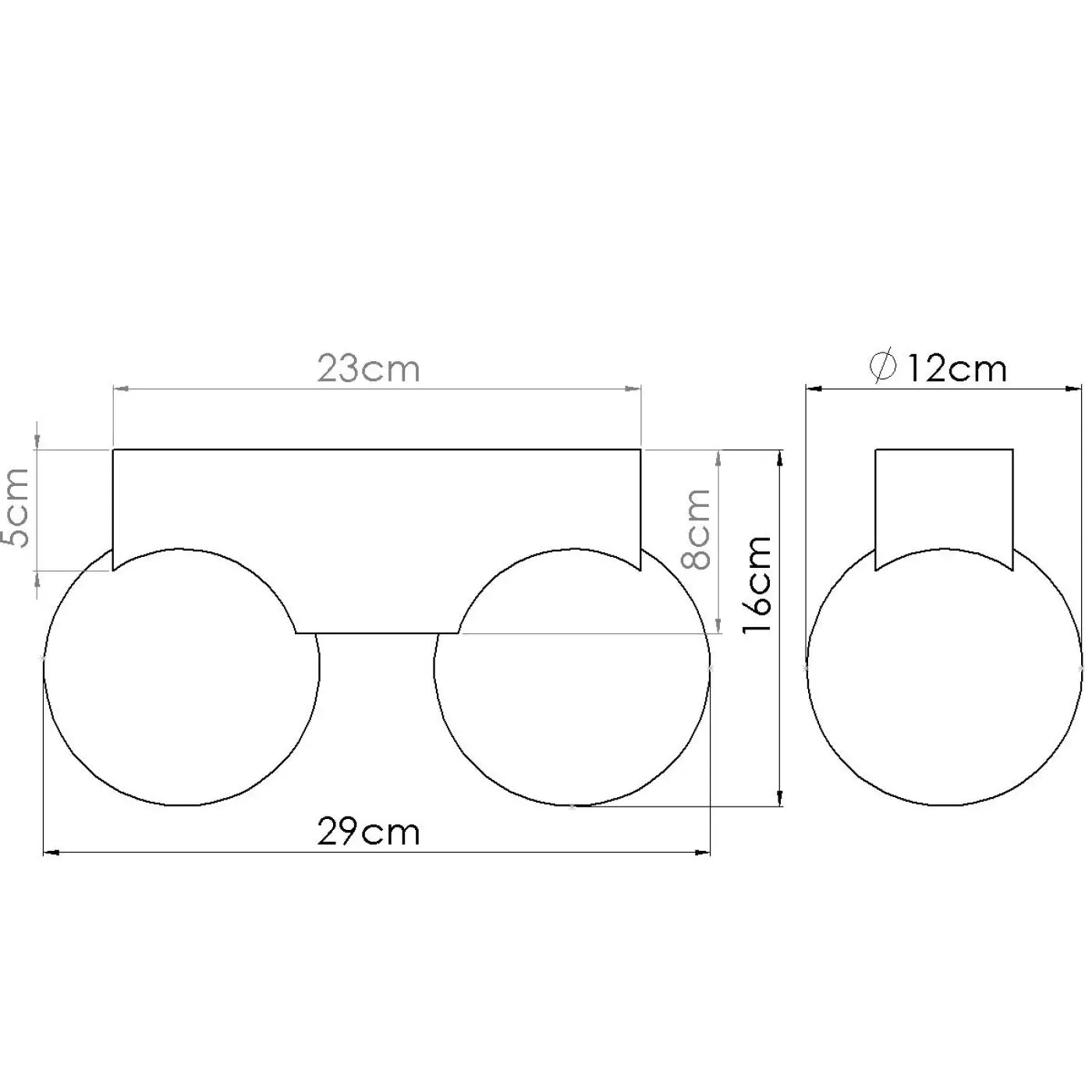 Luminaire Plafonnier en Bois - Bulbo 2 (Bois Naturel)