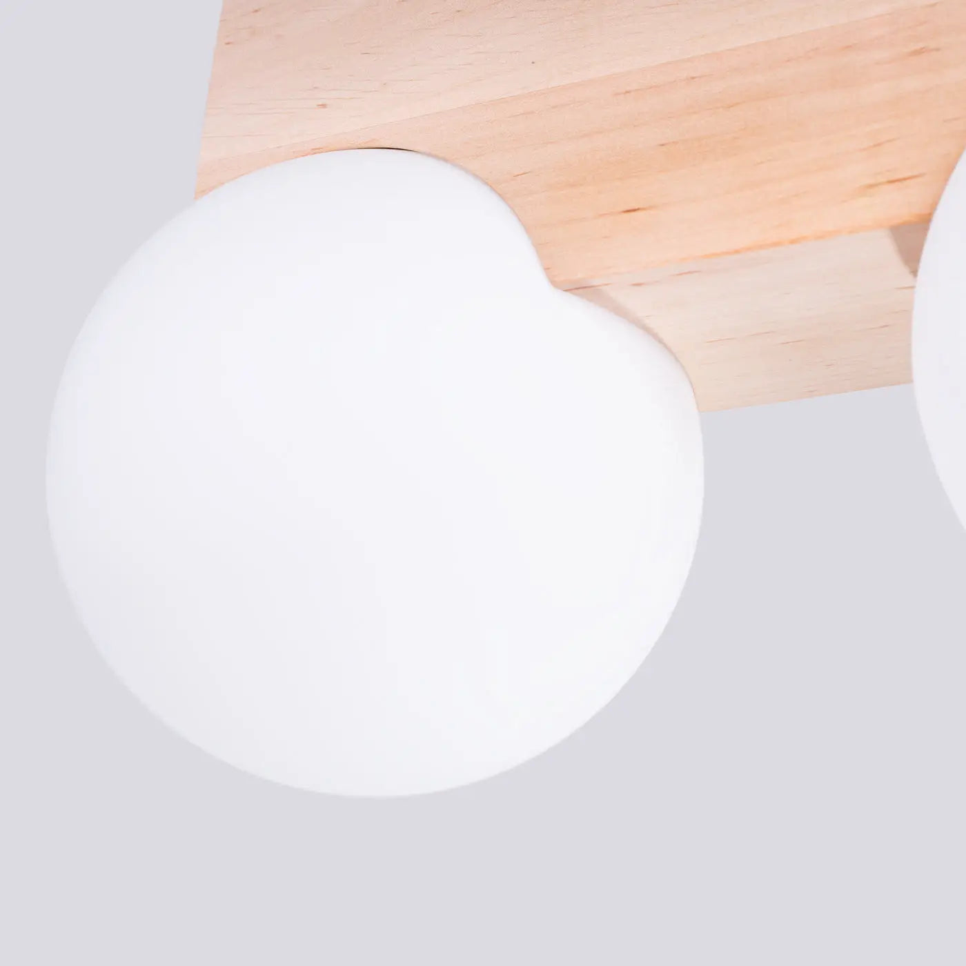Luminaire Plafonnier en Bois - Bulbo 2 (Bois Naturel)