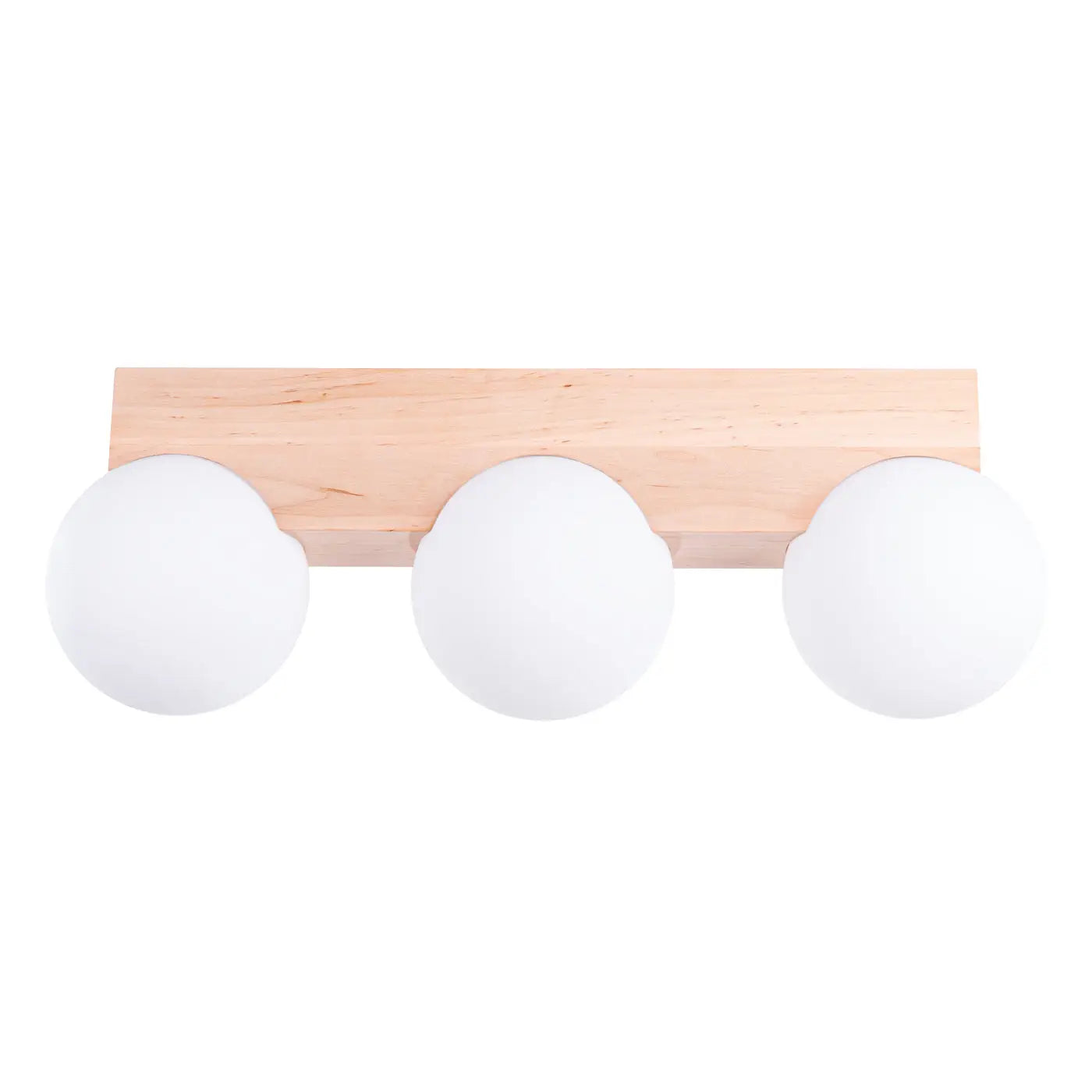 Luminaire Plafonnier en Bois - Bulbo 3 (Bois Naturel)