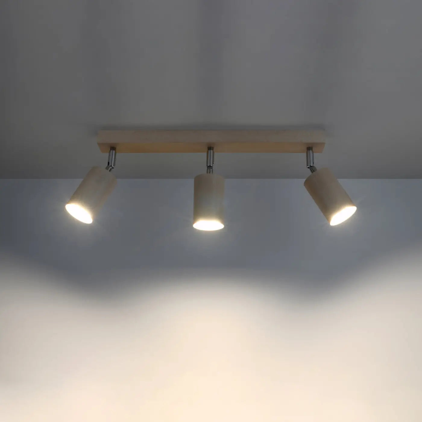 Luminaire Plafonnier en Bois - Berg 3 (Bois Naturel)