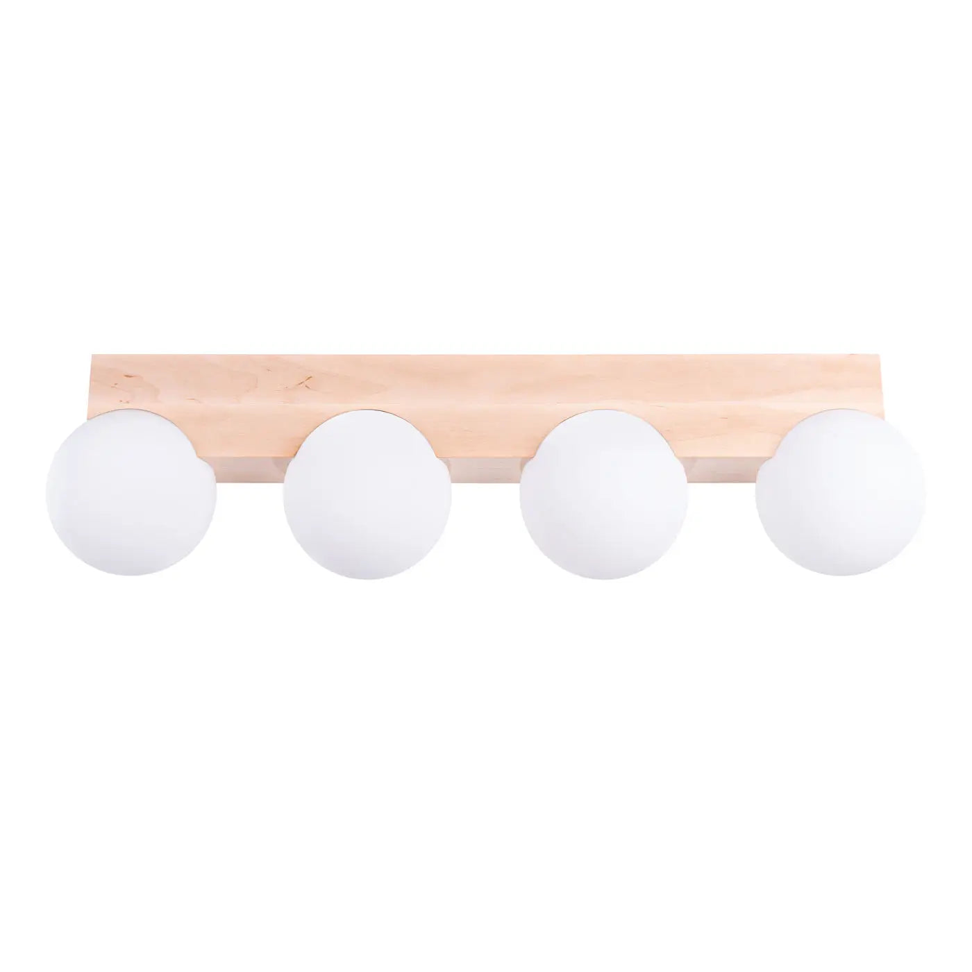 Luminaire Plafonnier en Bois - Bulbo 4 (Bois Naturel)