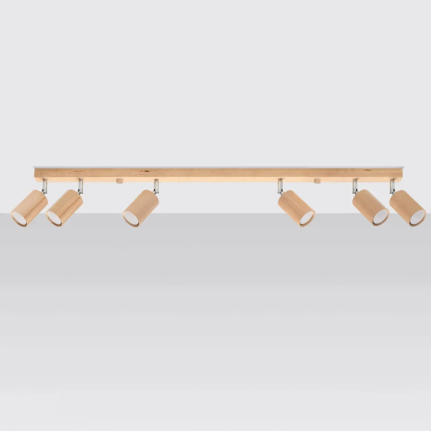 Luminaire Plafonnier en Bois - Berg 6 (Bois Naturel)