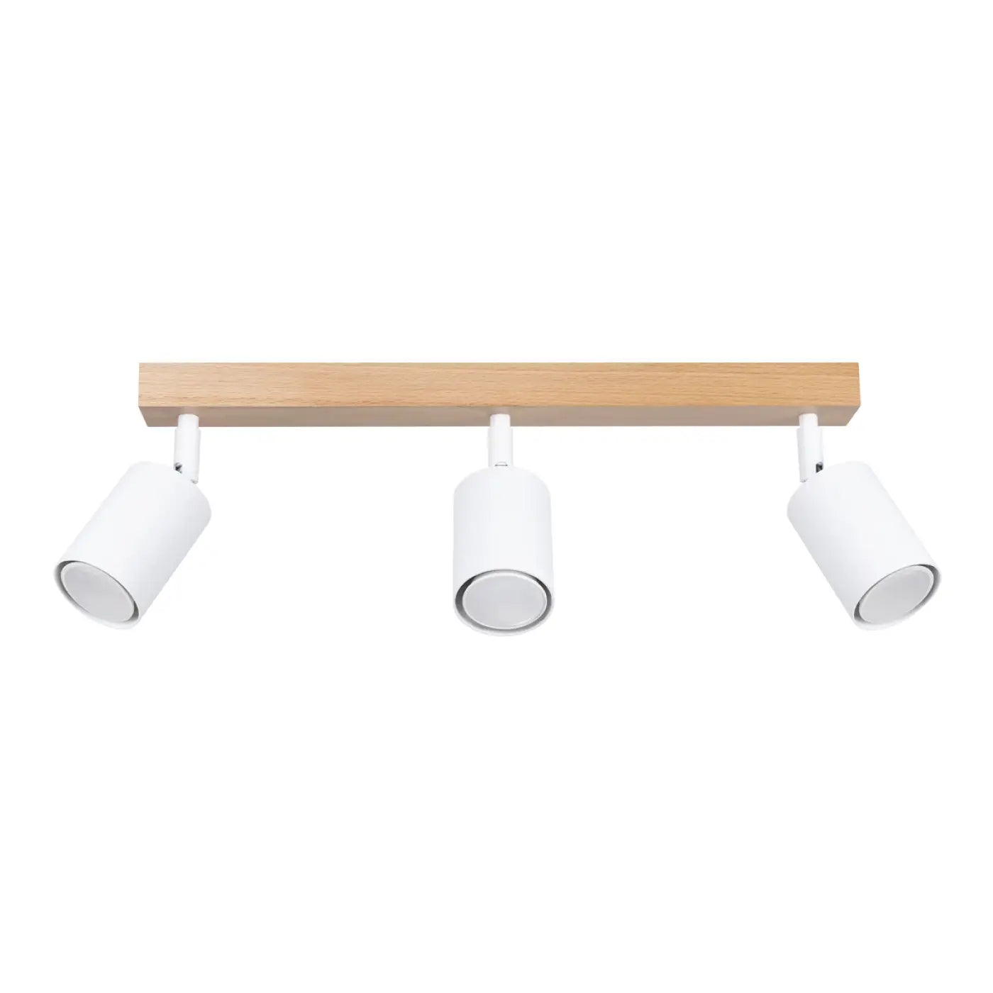 Luminaire Plafonnier Design en Bois - Verdo 3L (Blanc)
