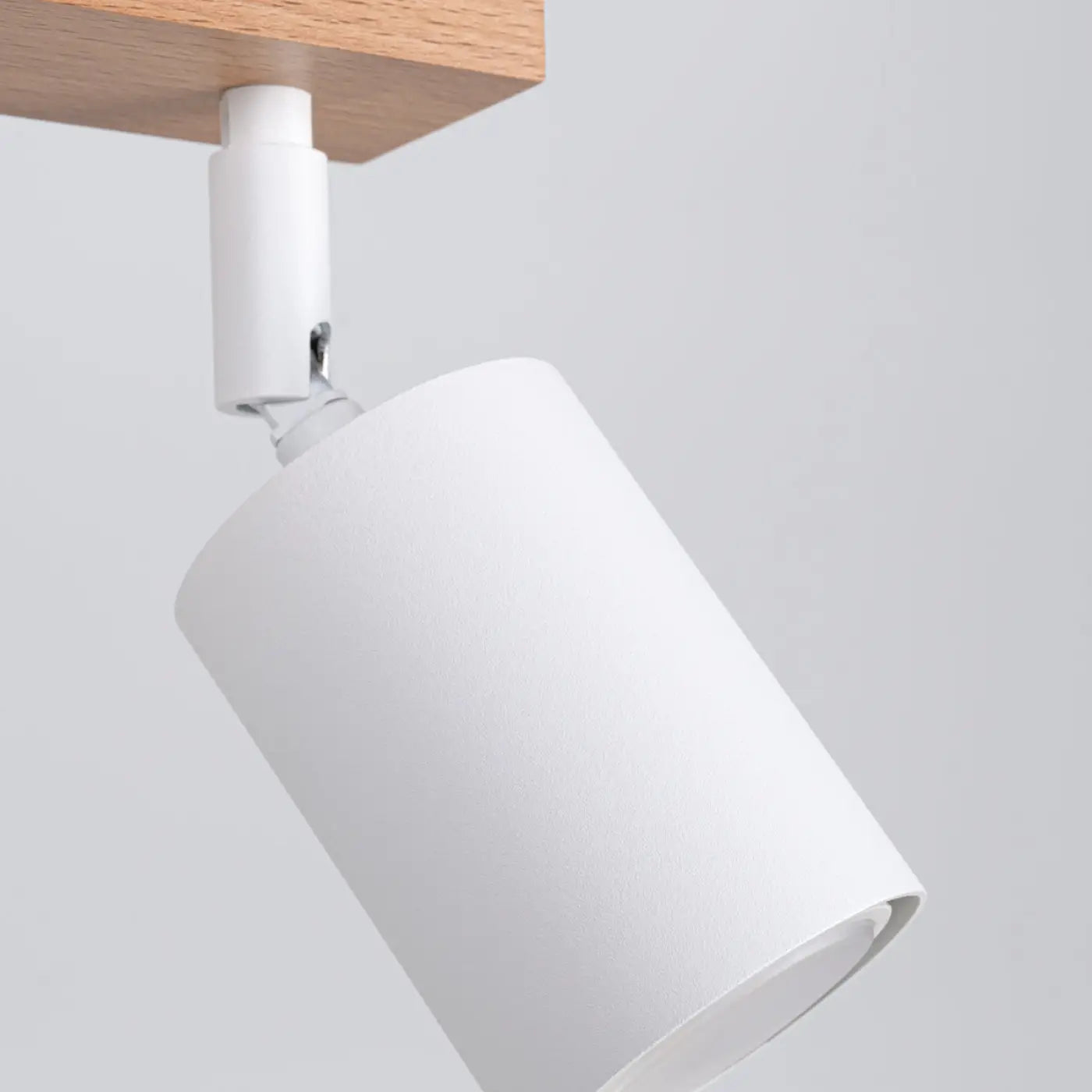 Luminaire Plafonnier Design en Bois - Verdo 3L (Blanc)