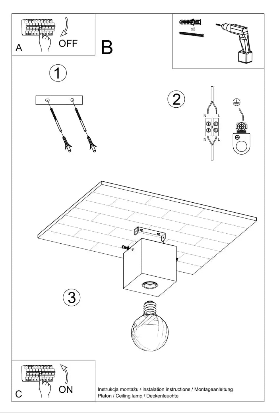 Luminaire Plafonnier Design en Bois - Ariz (Bois Naturel)