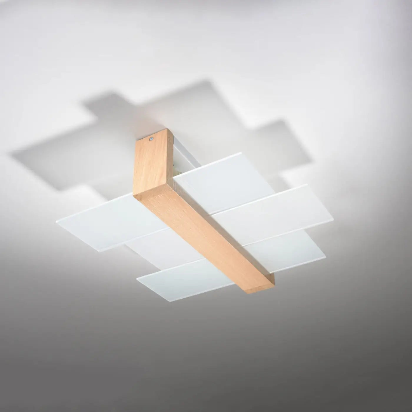 Luminaire Plafonnier Design en Bois - Feniks 2 (Bois Naturel)
