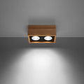 Luminaire Plafonnier Design en Bois - Quatro 2 (Bois Naturel)