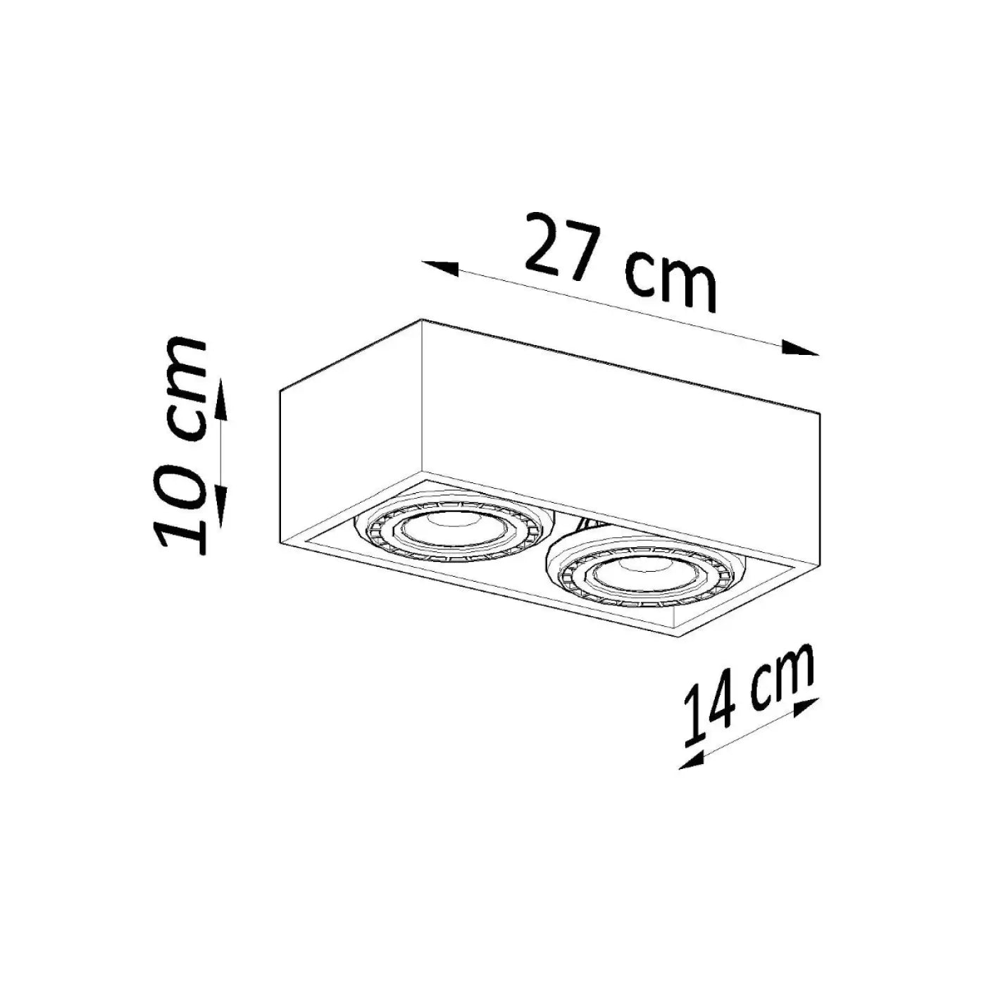 Luminaire Plafonnier Design en Bois - Quatro 2 (Bois Naturel)