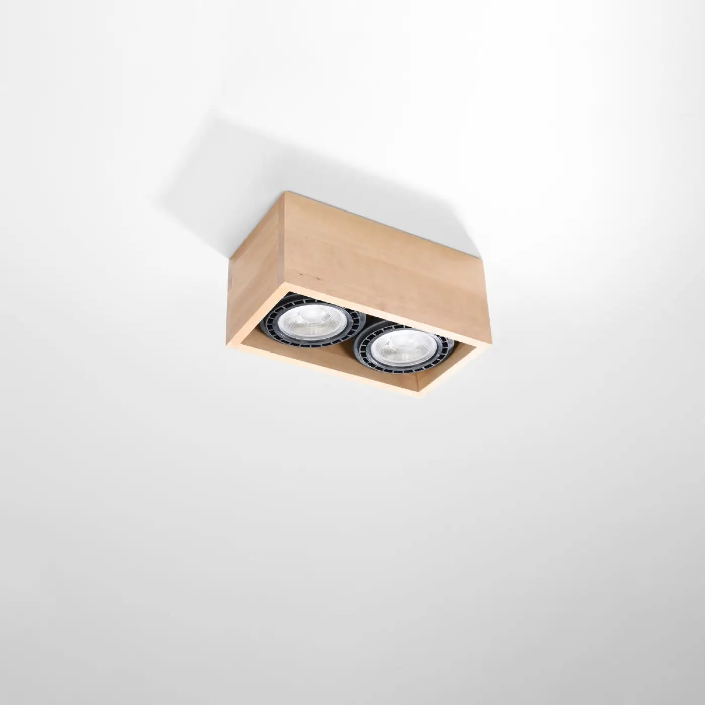Luminaire Plafonnier Design en Bois - Quatro 2 (Bois Naturel)