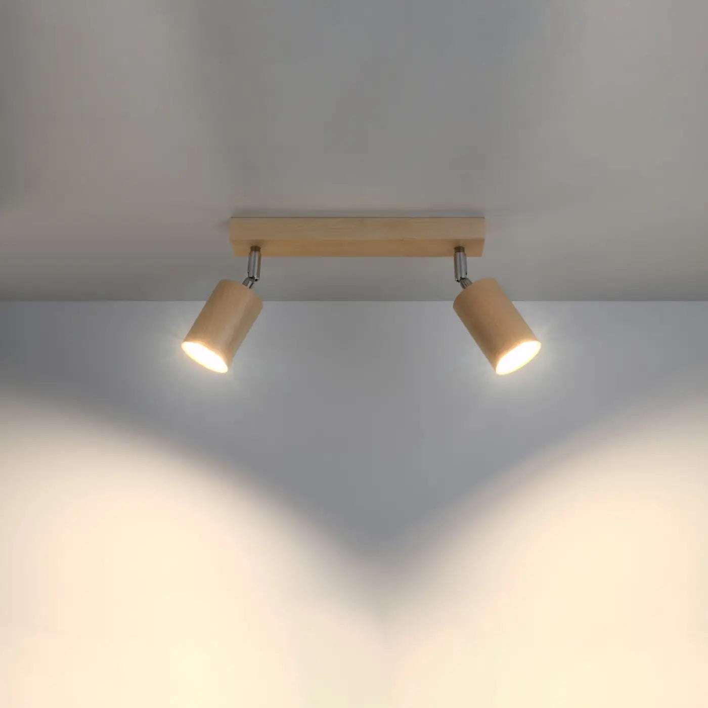 Luminaire Plafonnier en Bois - Berg 2 (Bois Naturel)