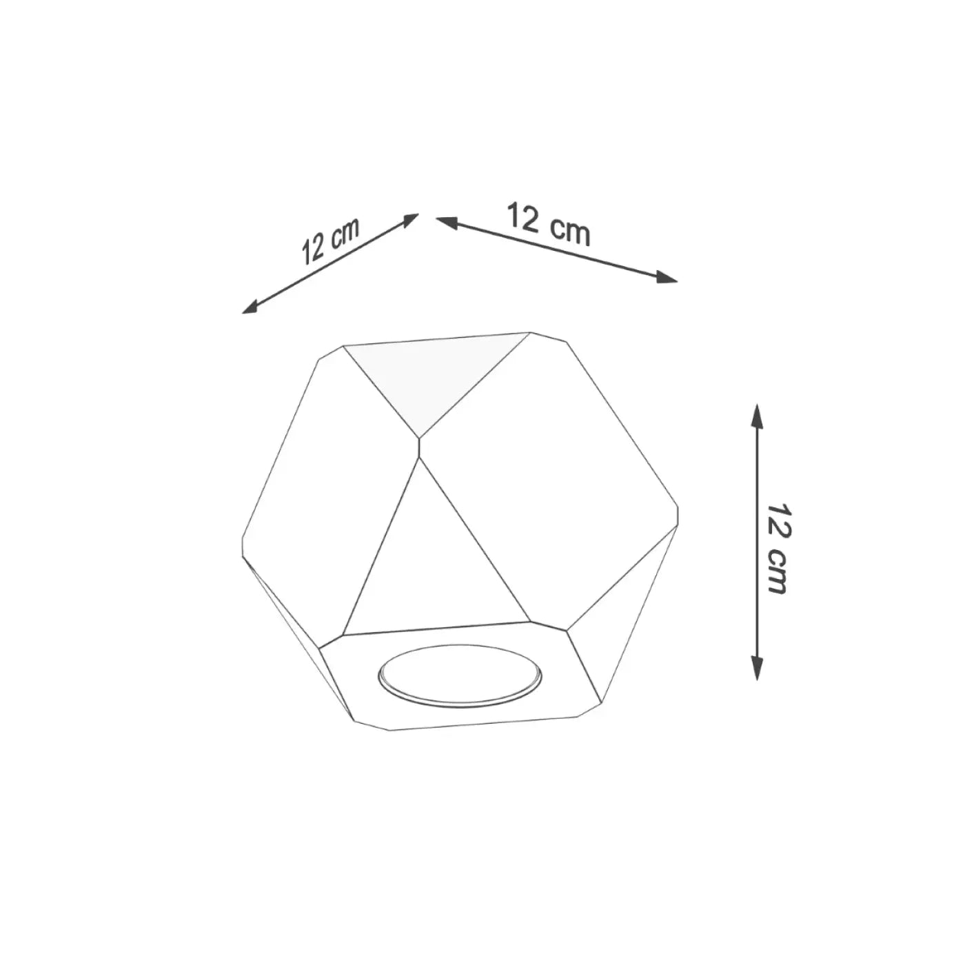 Luminaire Plafonnier en Bois - Woody 1 (Bois Naturel)