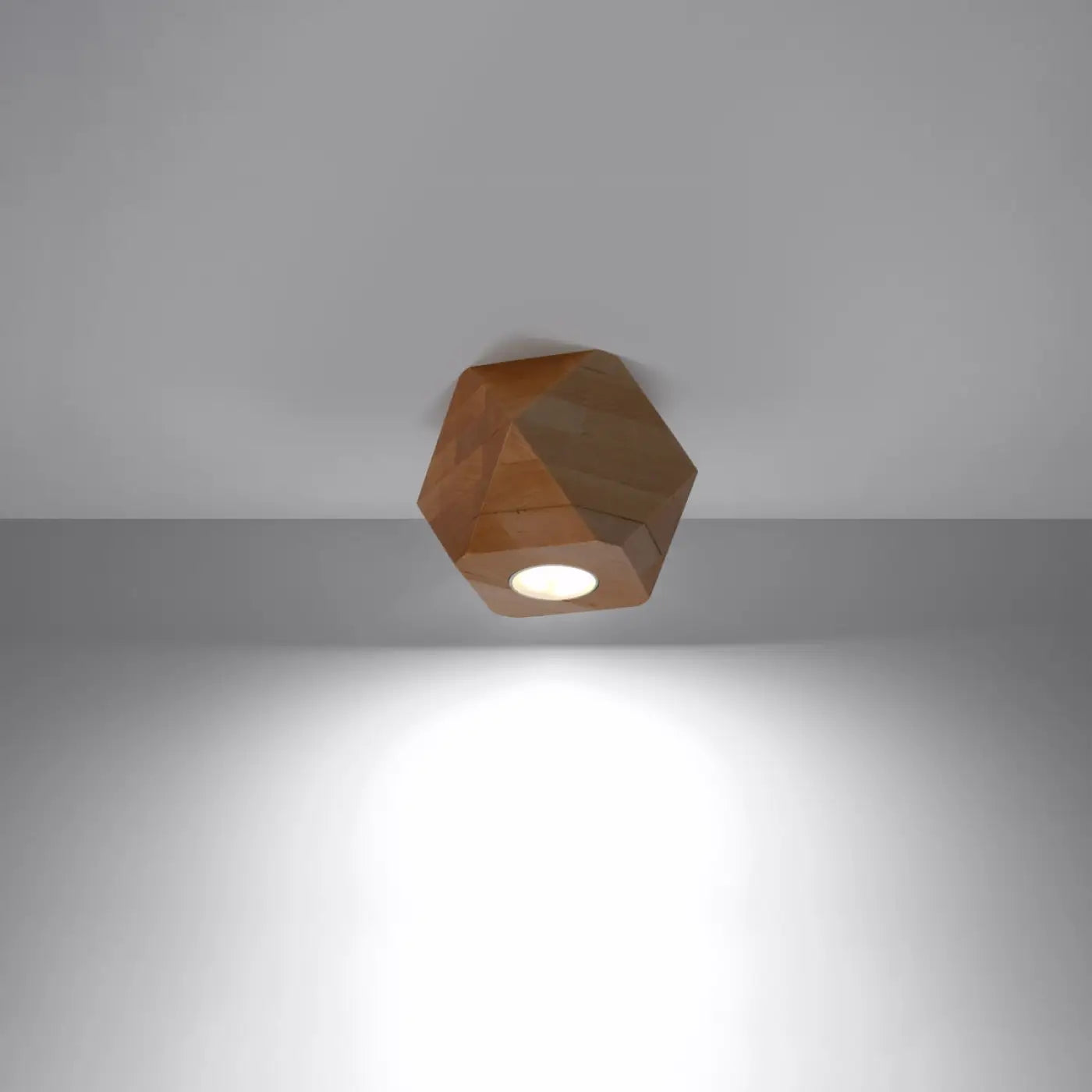 Luminaire Plafonnier en Bois - Woody 1 (Bois Naturel)