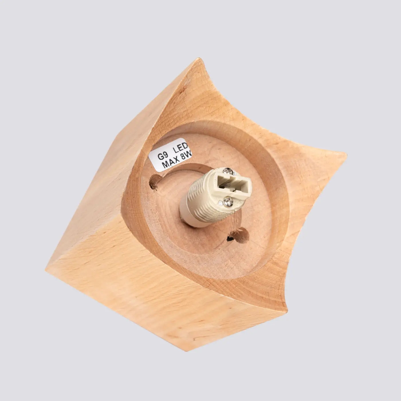 Luminaire Plafonnier en Bois - Solis (Bois Naturel)