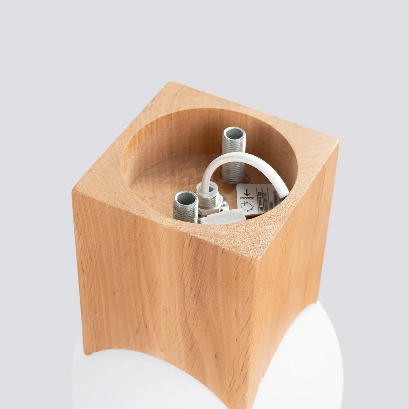 Luminaire Plafonnier en Bois - Solis (Bois Naturel)