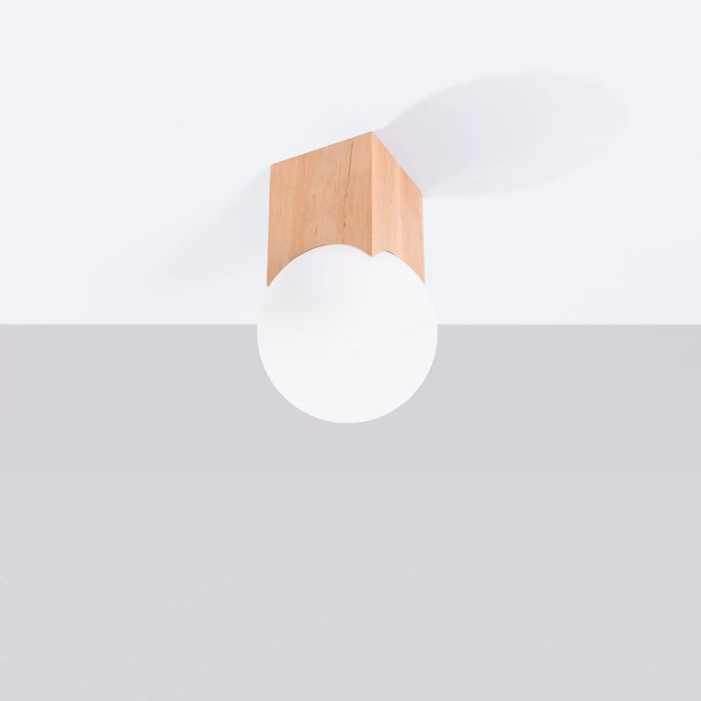 Luminaire Plafonnier en Bois - Solis (Bois Naturel)