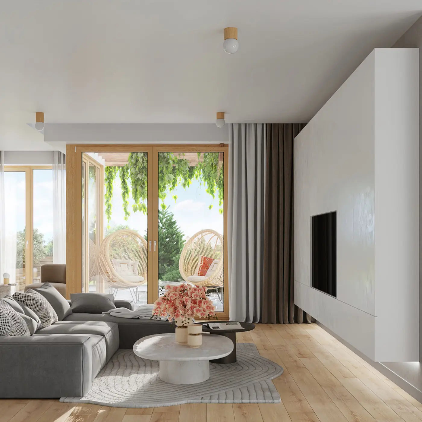 Luminaire Plafonnier en Bois - Boomo 12