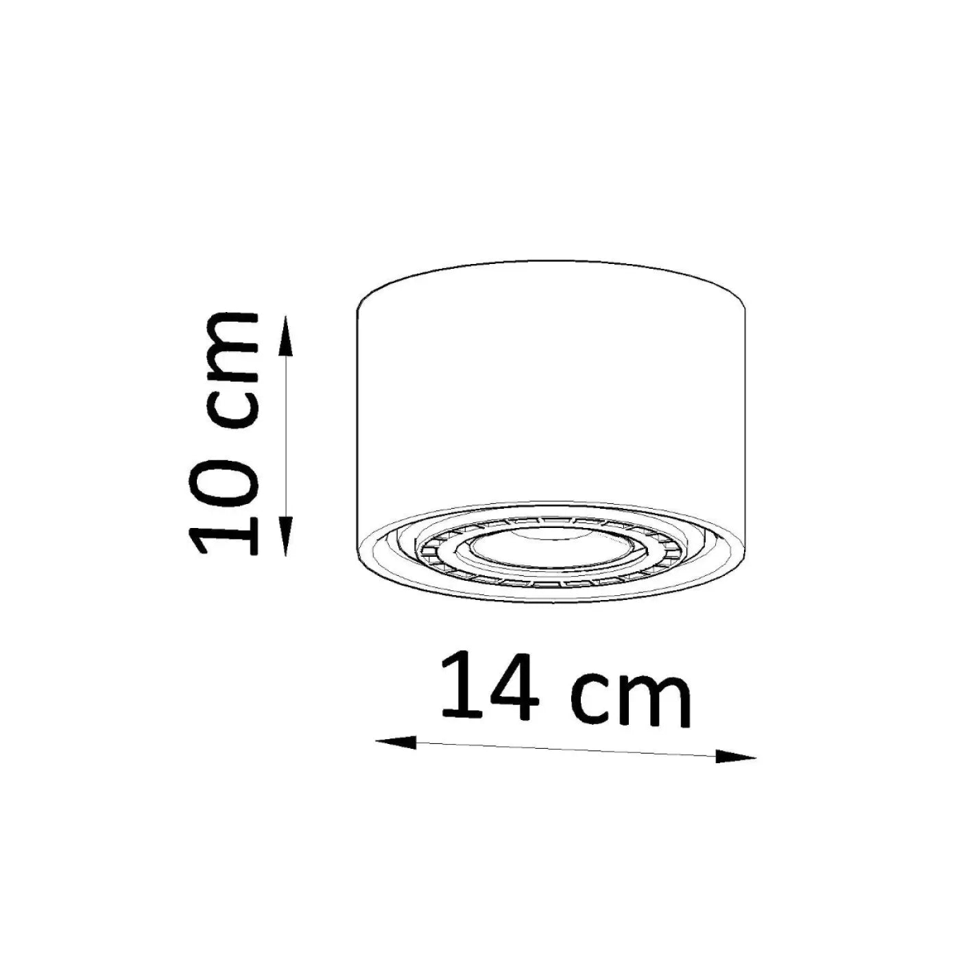 Luminaire Plafonnier en Bois - Basic 1 (Bois Naturel)