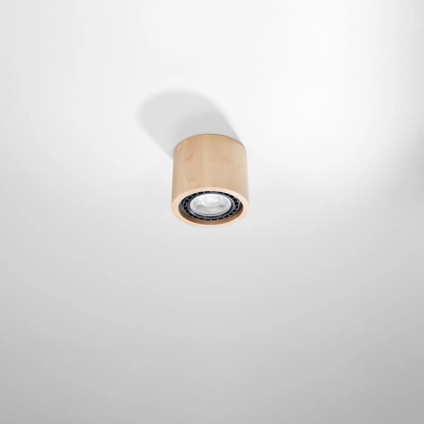 Luminaire Plafonnier en Bois - Basic 1 (Bois Naturel)