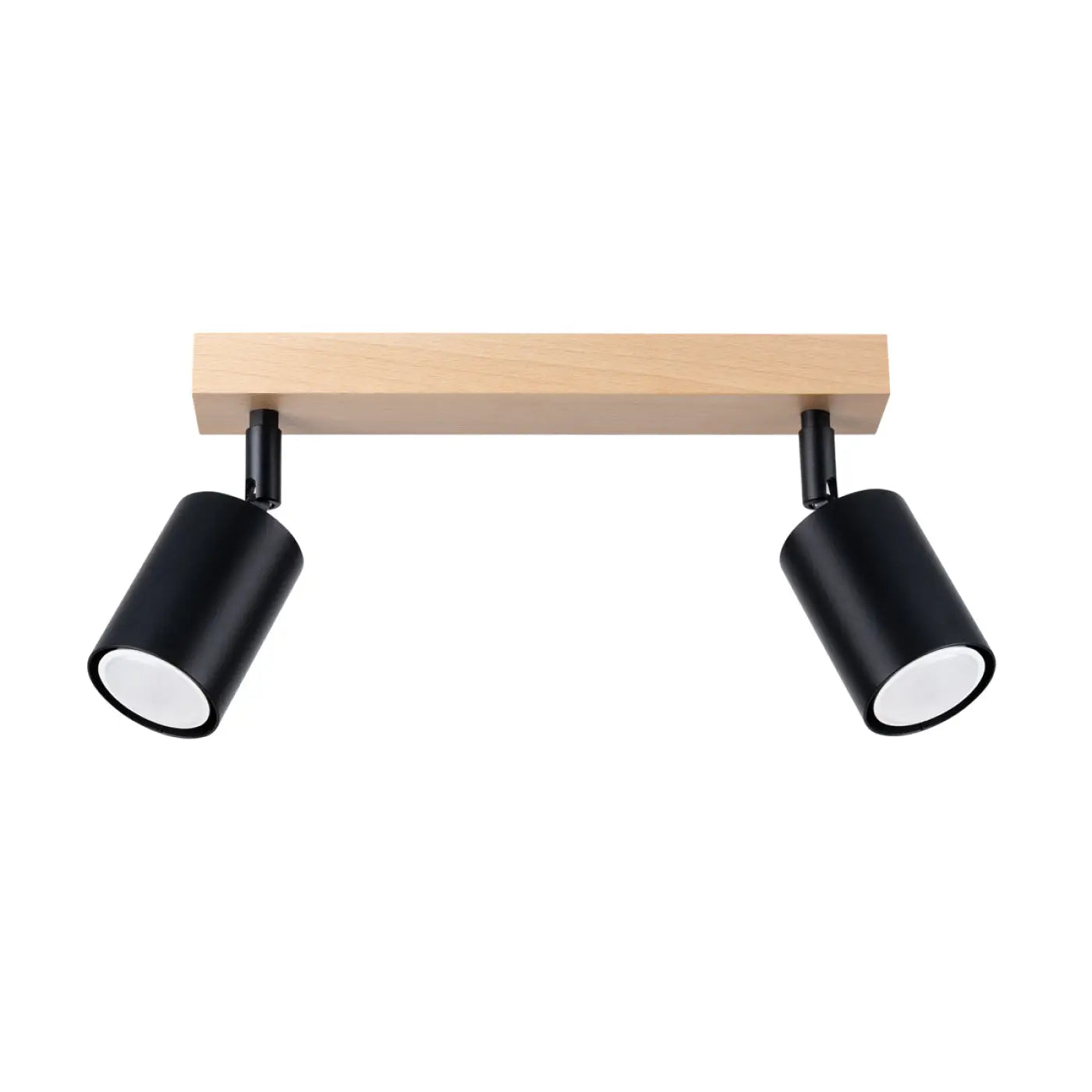 Luminaire Plafonnier Moderne en Bois - Verdo 2 (Noir)