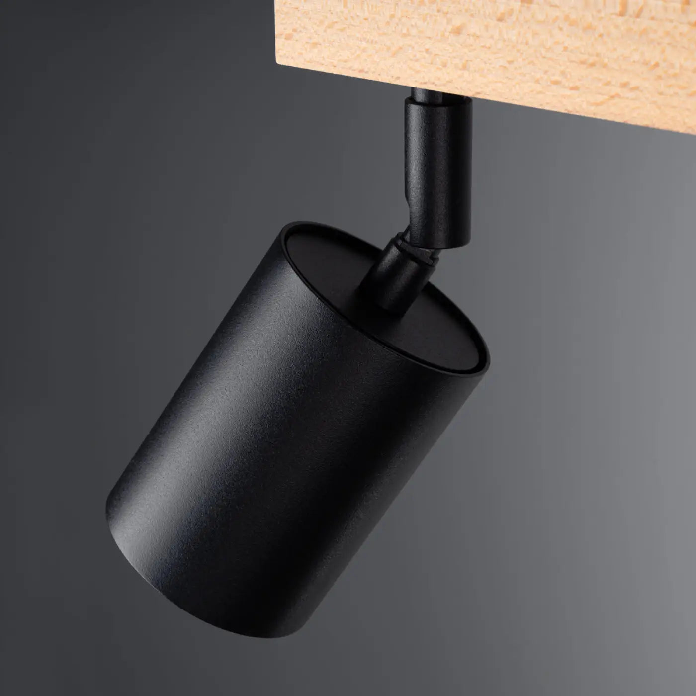 Luminaire Plafonnier Design en Bois - Verdo 3L (Noir)