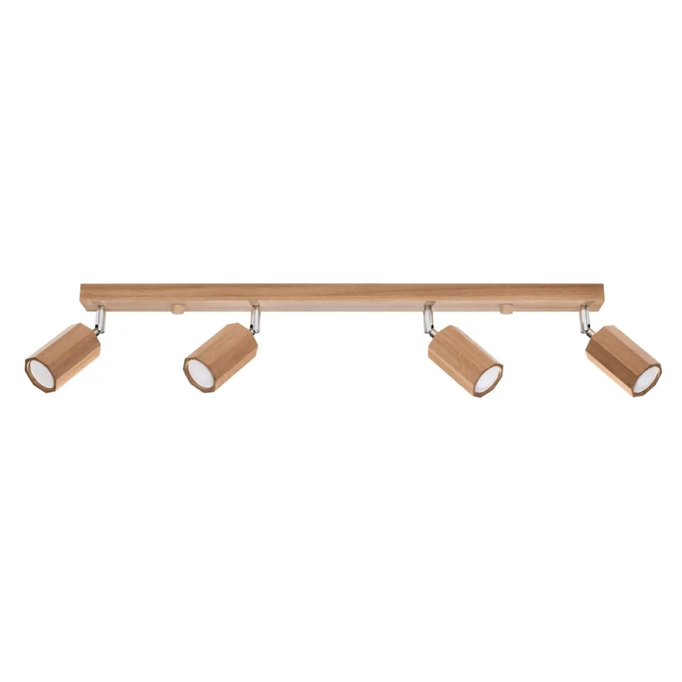 Luminaire Plafonnier en Bois - Zeke 4 (Chêne)