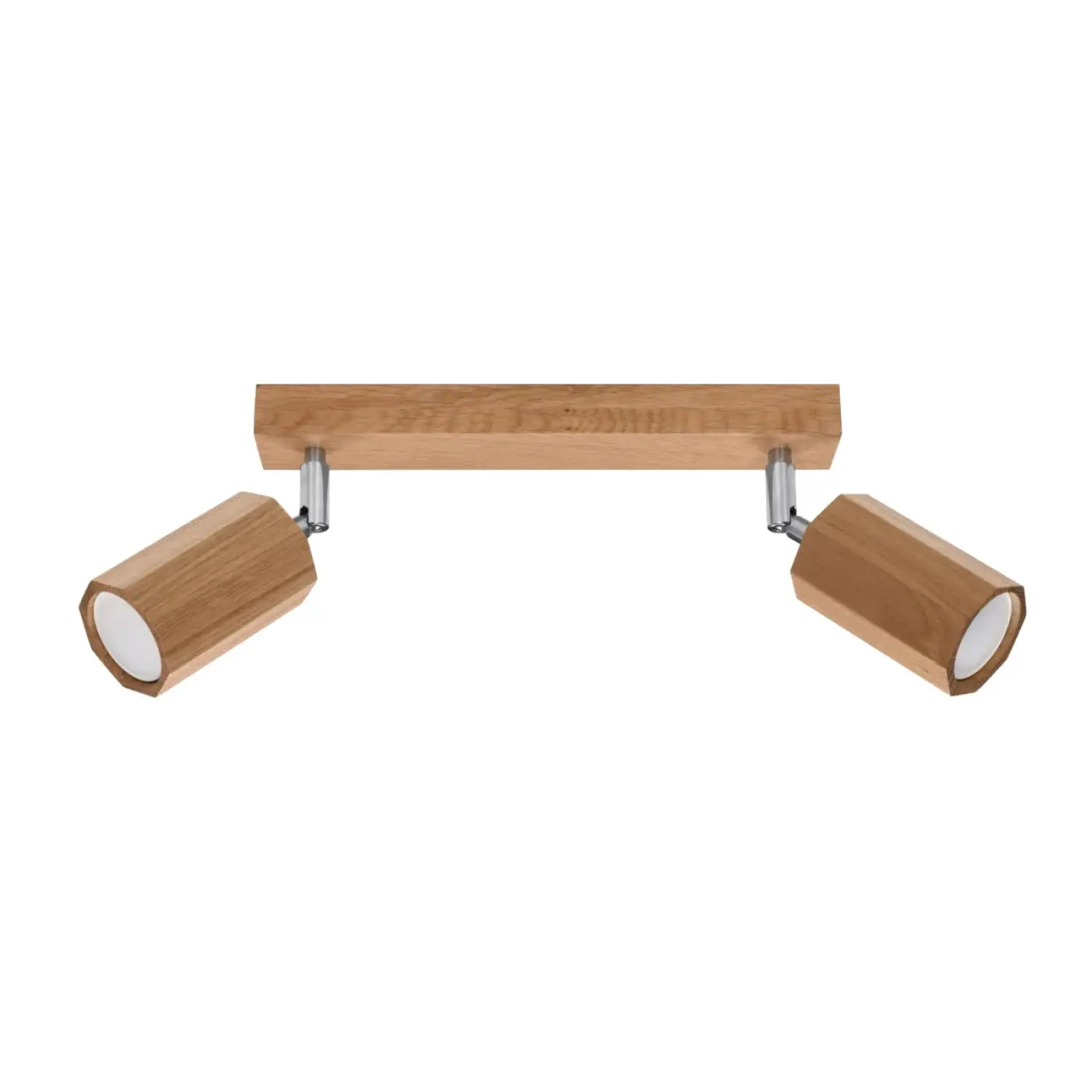Luminaire Plafonnier Scandinave en Bois - Zeke 2 (Chêne)