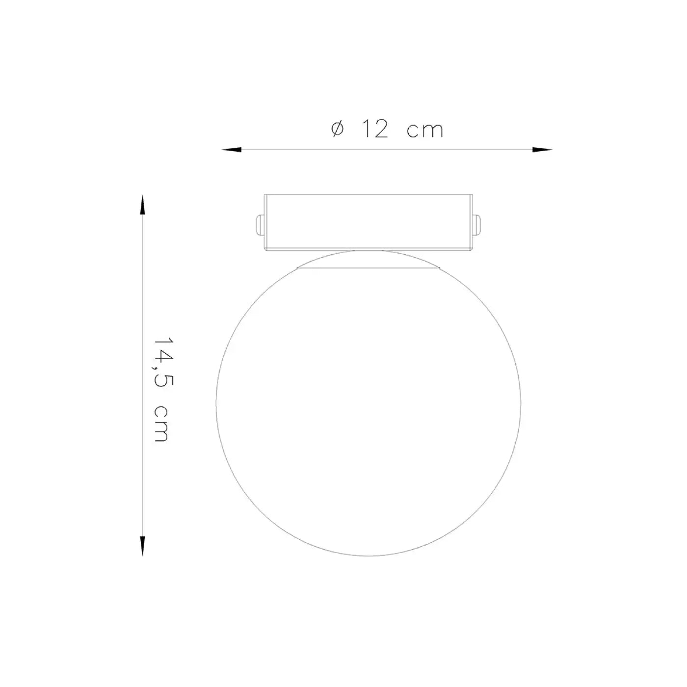 Luminaire Plafonnier Moderne - Yoli 1 (Blanc)
