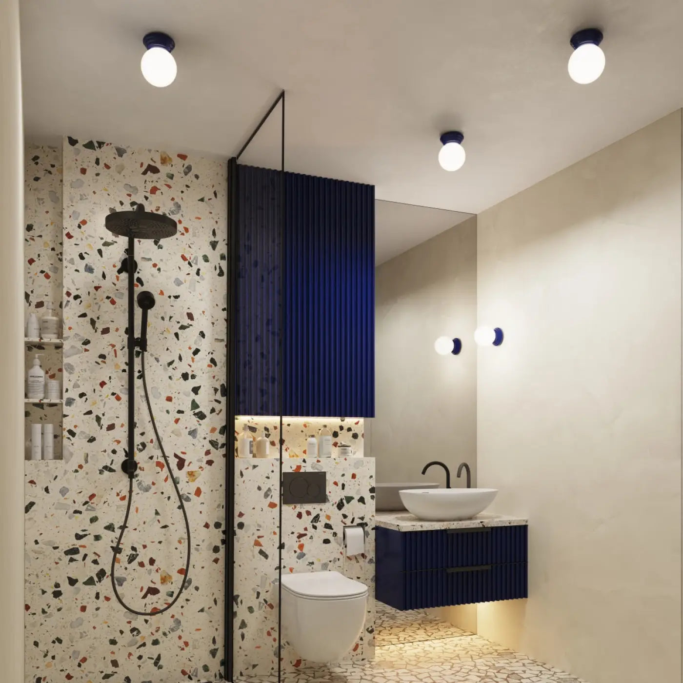 Luminaire Plafonnier Design - Zori (Ultramarine)