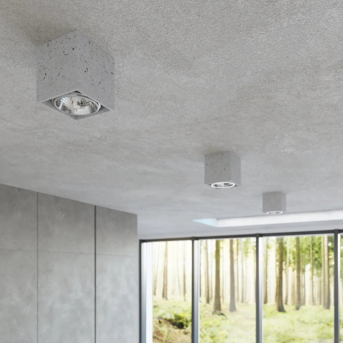 Luminaire Plafonnier Design - Valde (Béton)
