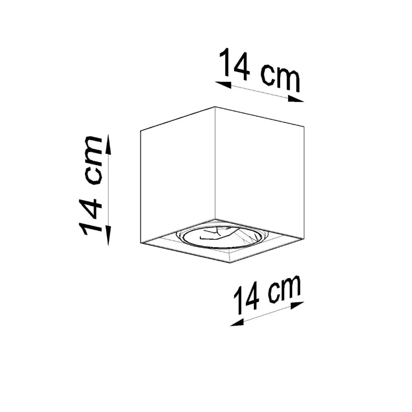 Luminaire Plafonnier Design - Valde (Béton)