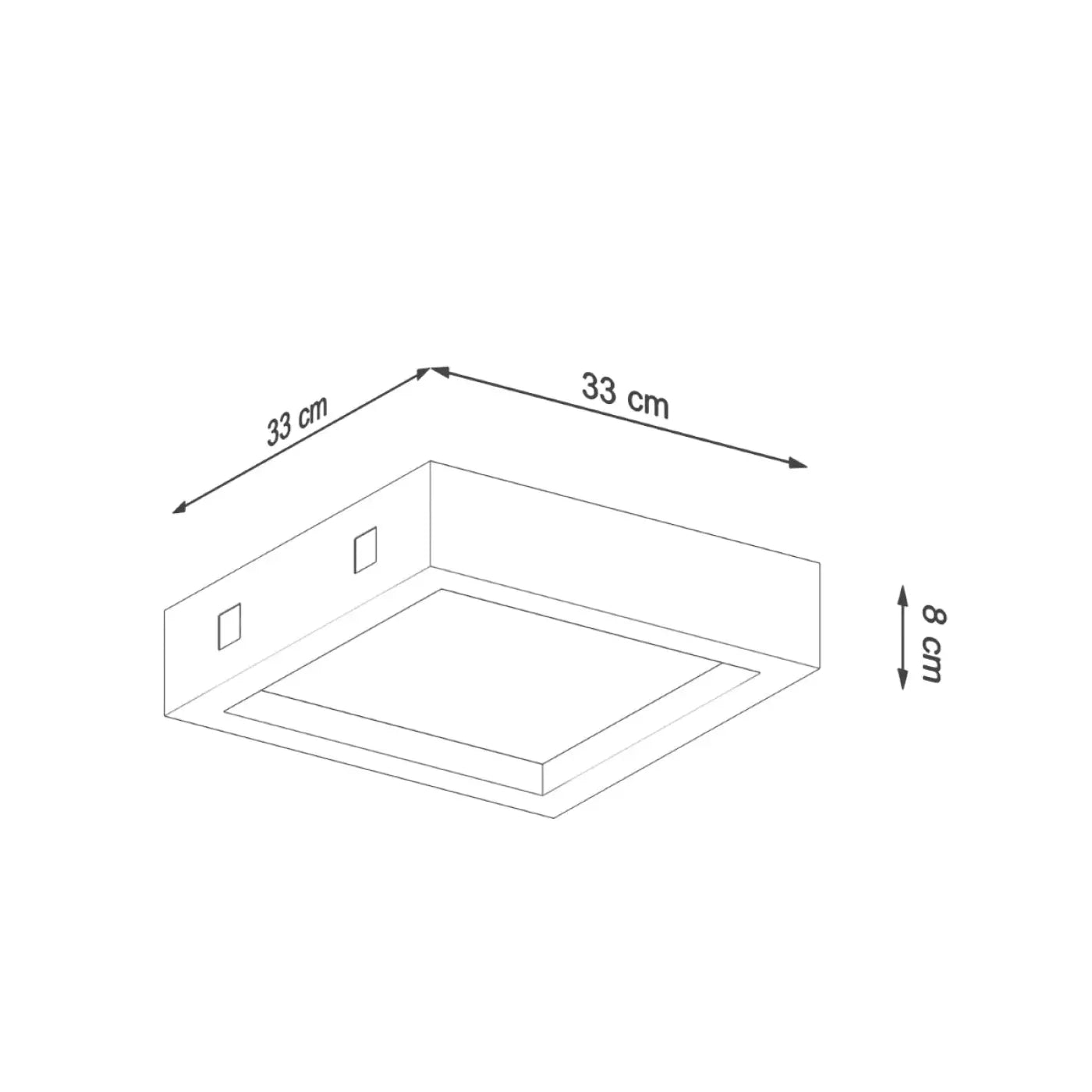 Luminaire Plafonnier Moderne - Riza (Béton)