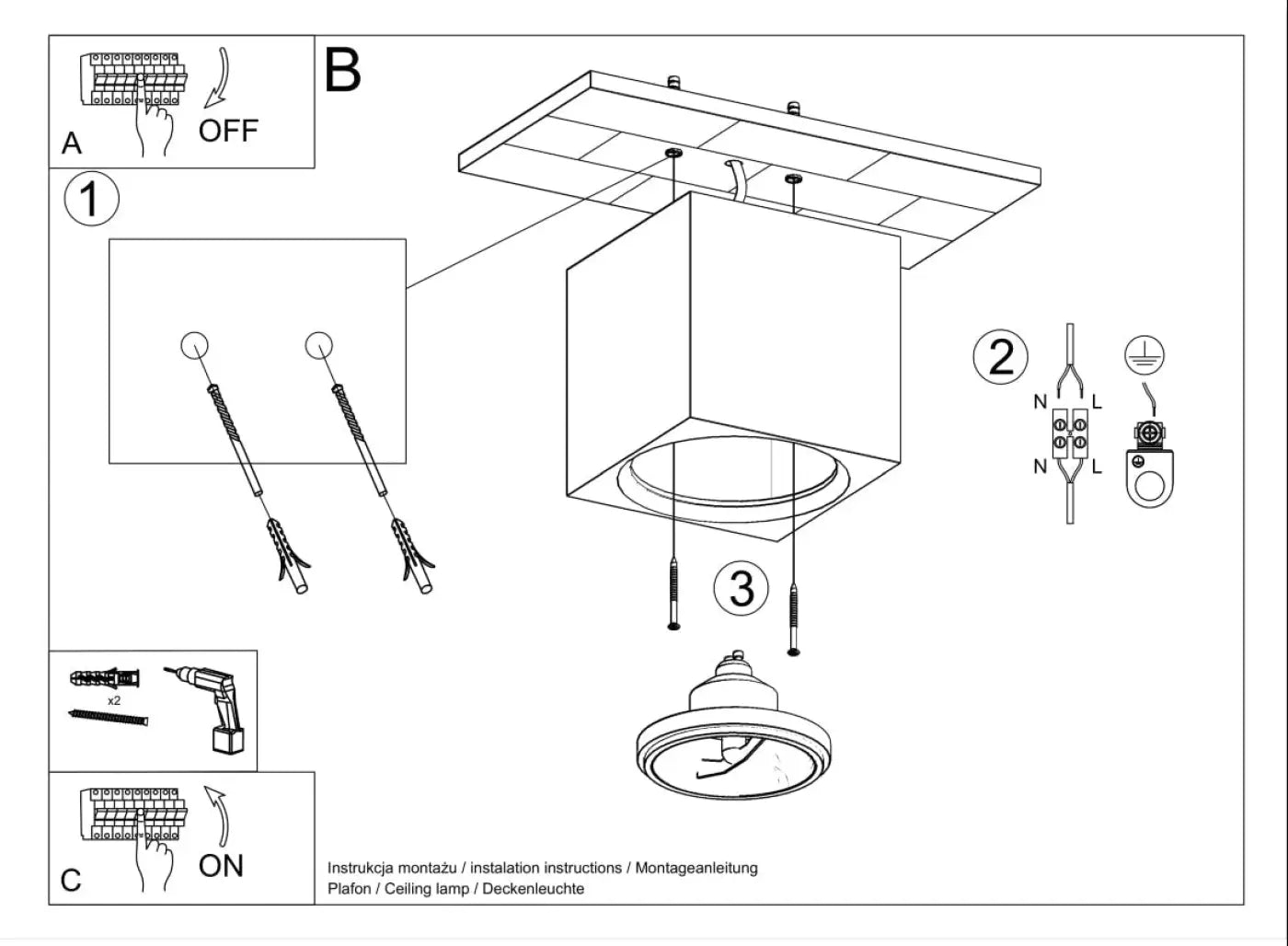 Luminaire Plafonnier Design - Seida (En Céramique)