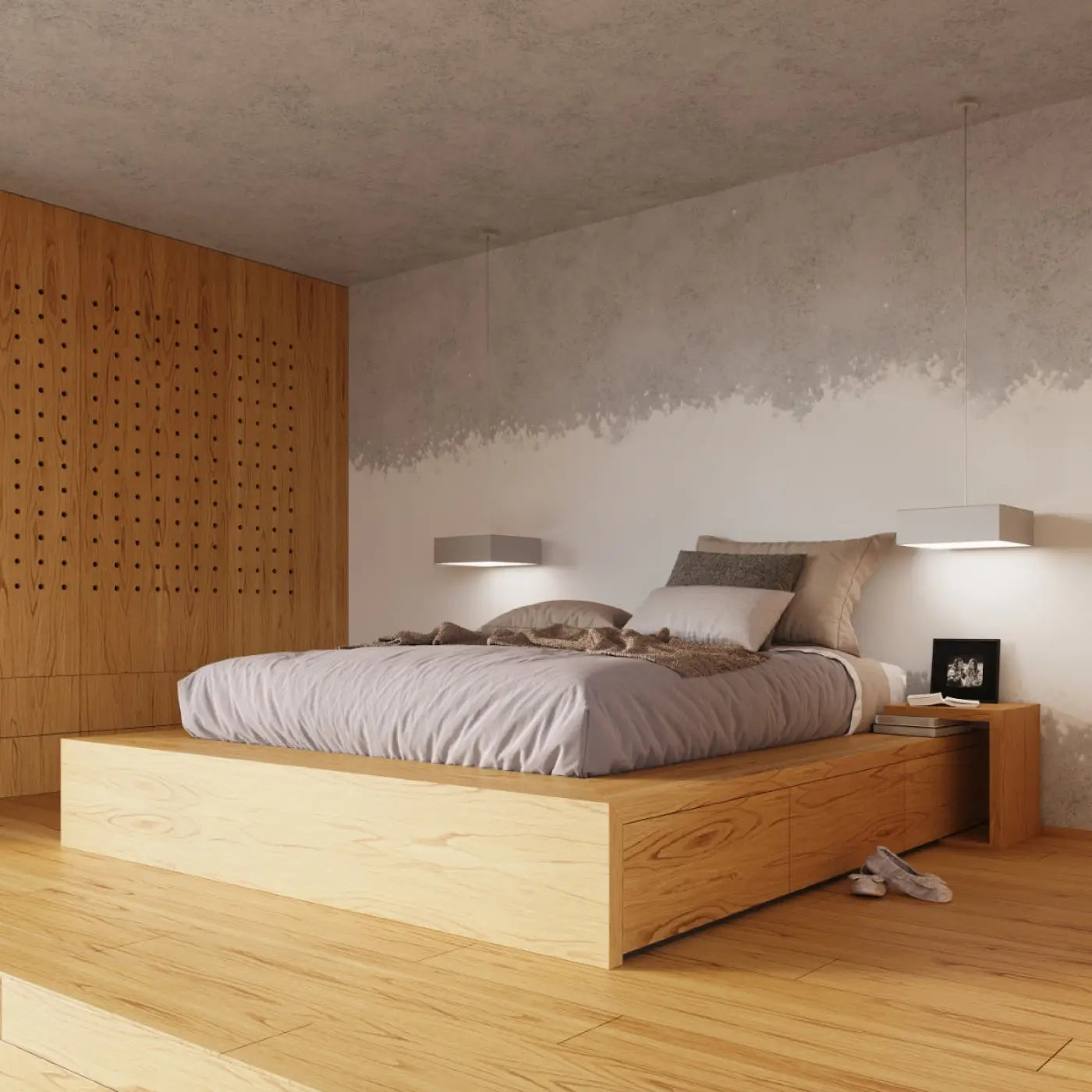 Luminaire Plafonnier Design - Horus 55 (Gris)