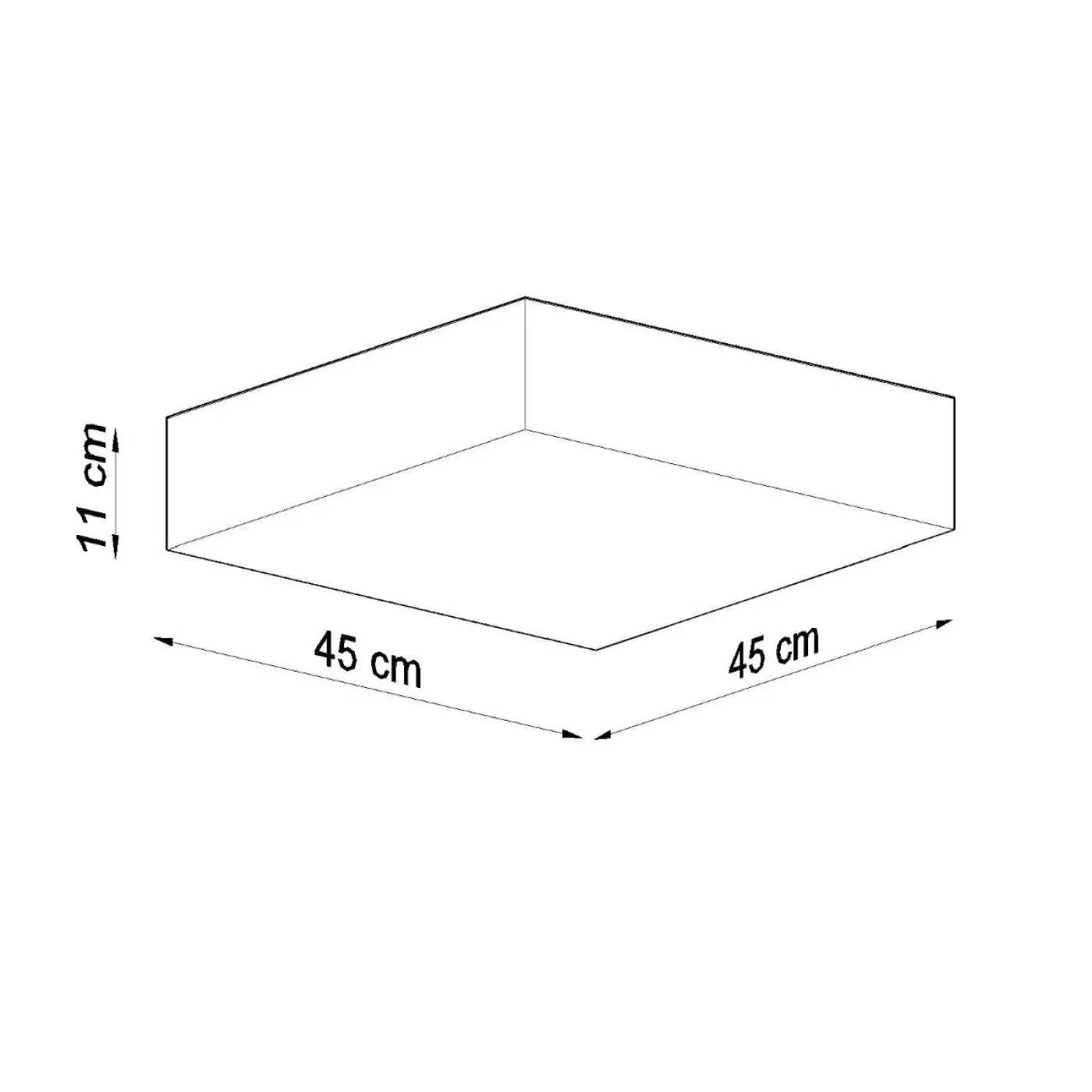 Luminaire Plafonnier Moderne - Horus 45 (Gris)