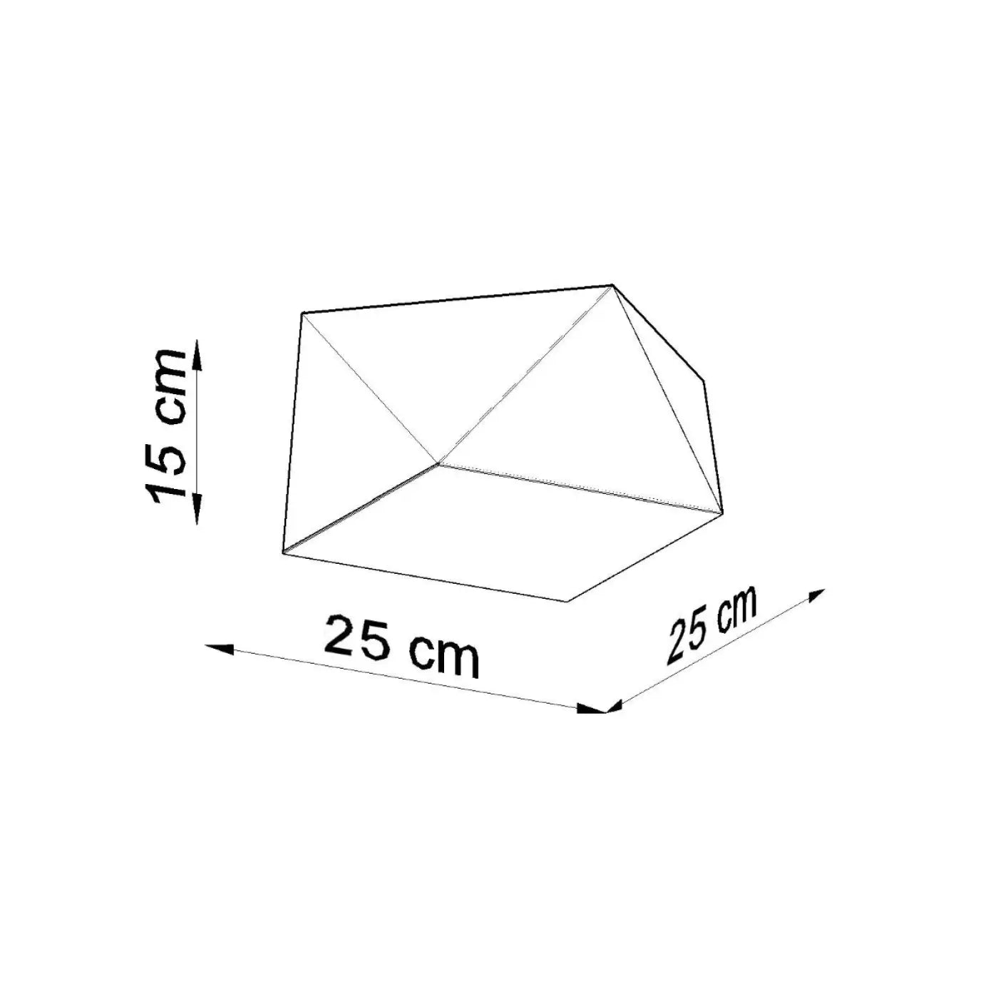 Luminaire Plafonnier en Verre - Hexa 25 (Argent)
