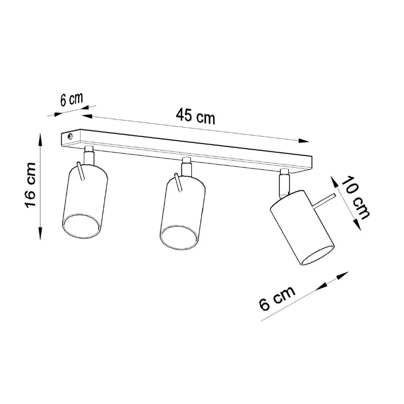 Luminaire Plafonnier - Ring 3 (Chromé)